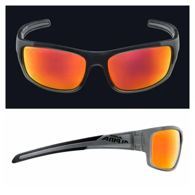 Produktbild von Verspiegelte und bruchsichere Sport- und Fahrradbrille mit 100% UV-Schutz für Erwachsene