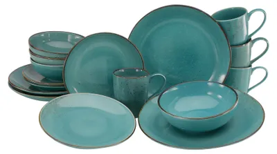 Produktbild von CreaTable, 22413, Nature Collection Water, Kombiservice 16-tlg, Steinzeug