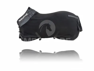 Produktbild von Back on Track Fleecedecke Supreme in Schwarz Größe 115 cm
