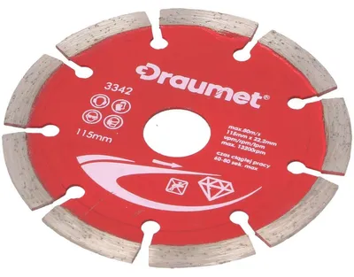 Produktbild von Diamantscheibe Ø 115 mm Diamant Trennscheibe  für Stein Beton Klinker Mauerwerk