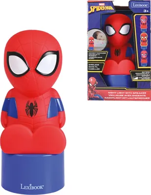 Image de Enceinte Bluetooth veilleuse Spiderman