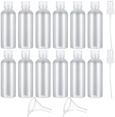 Obrázek produktu pro Průhledná ekologická cestovní sada – 12 kusů – 100 ml