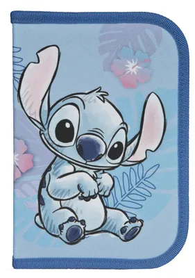 Productafbeelding van Scooli Lilo & Stitch, zachte pennenhouder, meerkleurig, met afbeelding, geschikt voor binnen, voor jongens/meisjes, met rits