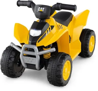 Productafbeelding van Elektrische kinderquad voor peuters van 18 tot 36 maanden - geel kunststof speelvoertuig