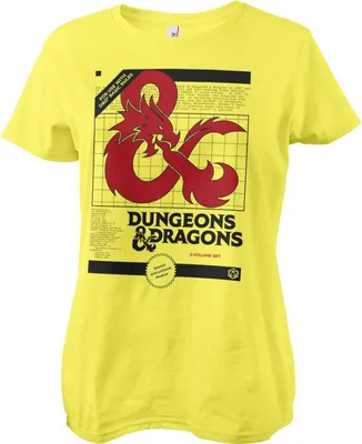 Produktbild von Dungeons & Dragons - 3 Volume Set Girly Tee - Large - Yellow