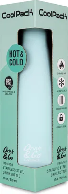Obrázek produktu pro PATIO Bidon termiczny 500ml - stal nierdzewna, miętowy