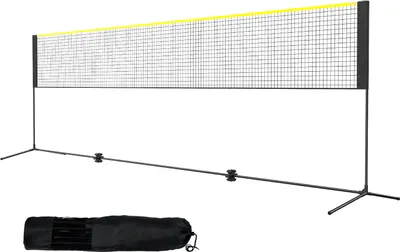 Produktbild von SucceBuy 17ft Badminton-Netz-Set, höhenverstellbar, faltbares Volleyball-Pickleball-Tennisnetz, tragbar mit Stangen, Ständer und Tragetasche