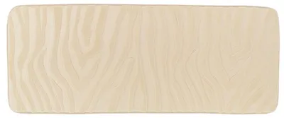 Productafbeelding van TENDANCE Badmat, badtapijt, 45 x 120 cm, douchemat, beige, badkamerkleed, zebramotief
