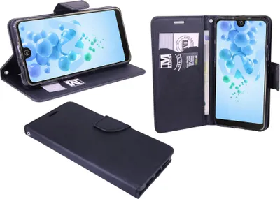 Image de Housse de protection pour téléphone portable Wiko View 2 Pro Housse Flip Case Smartphone Noir