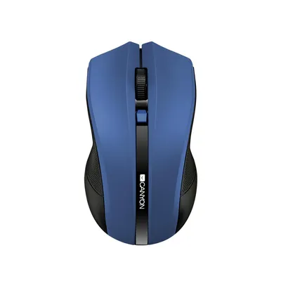 Obrázok produktu pre Canyon CNE-CMSW05BL, Všestranný, Optický, RF Wireless, 1600 DPI, Čierna, Modrá