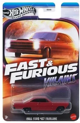 Produktbild von Hot Wheels Fast & Furious JBY36, Auto, 3 Jahr(e), Metall, Kunststoff, Rot