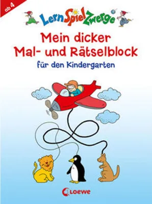 Produktbild von Mein dicker Mal- und Rätselblock für den Kindergarten