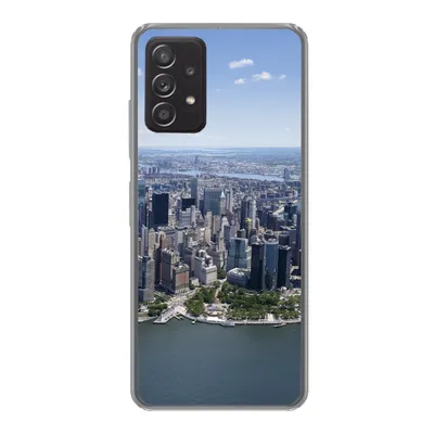 Produktbild von MuchoWow® Handyhülle Schutzhülle Hülle für Samsung galaxy a73 New York - USA - Skyline Silikon Softcase Handy Hülle - Handyhülle