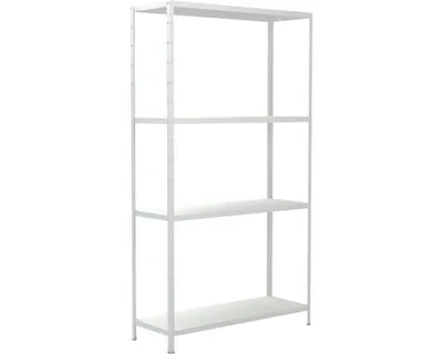 Obrázek produktu pro Kovový regál Schulte 4500-W 1800x1000x350 mm, 4 police, nosnost 340 kg, bílý