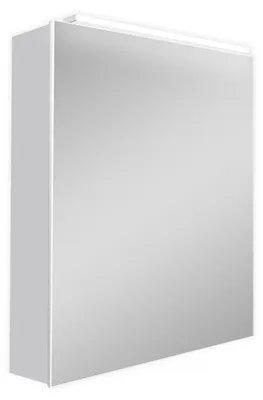 Zdjęcie produktu dla Szafka ?azienkowa z lustrem i o?wietleniem TALOS Mirage 50 x 60 cm - odpowiednia do wilgotnych pomieszcze? dzi?ki wysokiej jako?ci aluminiowemu korpusowi - szafka ?azienkowa z lustrem
