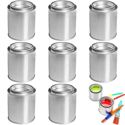 Metall-Farbdosen 8er-Pack 100 ml für Bastelprojekte