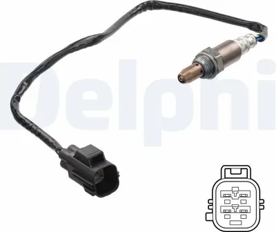 Produktbild von DELPHI Lambdasonde für VOLVO XC60 (156) Beheizt 515mm ES21298-12B1