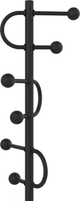 Produktbild von UNiLUX Garderobenständer STUDIO Höhe: 1.750 mm schwarz