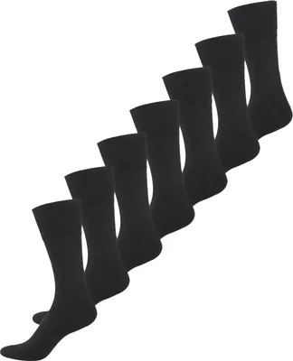 Produktbild von NUR DER Herren Basicsocken 7-Pack Aktiv - schwarz - Größe 43-46