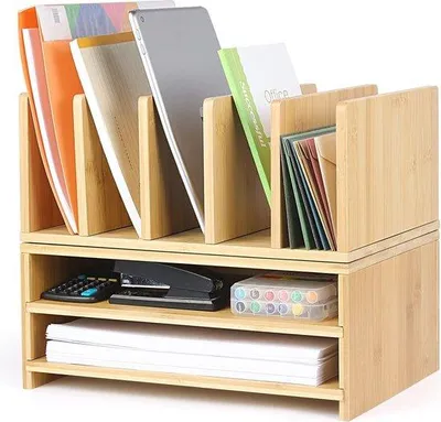 Produktbild von Famanu Organizer für den Arbeitsplatz mit Schubladen und Fächern - Desk Organizer für Zuhause und Büro