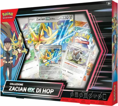 Obrázok produktu pre Pokemon - TCG Hops Zacian Ex Box (Italian)