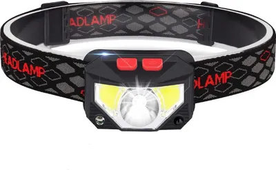 Produktbild von Welikera LED Stirnlampe, LED COB Kopflampe USB powered mit 8 BeleuchtungsmodiSensor und Rotlicht, Leichtgewichtig IPX4 Wasserdichte Mini Stirnlampe für Joggen, Campen, Angeln, Laufen