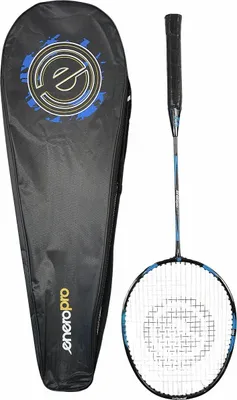 Obrázek produktu pro Badmintonová raketa Enero Pro 28 s ochranným krytem - Lehká a robustní (95 g) - Hliník a dřevo - Ergonomická rukojeť - Pro vnitřní i venkovní použití - Pro začátečníky i pokročilé hráče