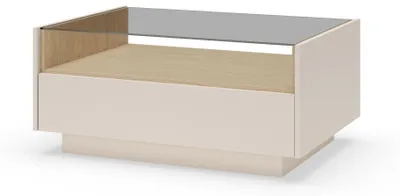 Produktbild von Couchtisch, beige + cremona Eiche, 96 x 43,4 x 67,2 cm