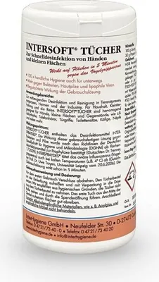 Produktbild von Intersoft® Tücher  100 Stk - Schnelldesinfektion