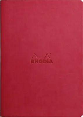 Image de RHODIA Cahier de notes RHODIARAMA DIN A5 ligné coquelicot