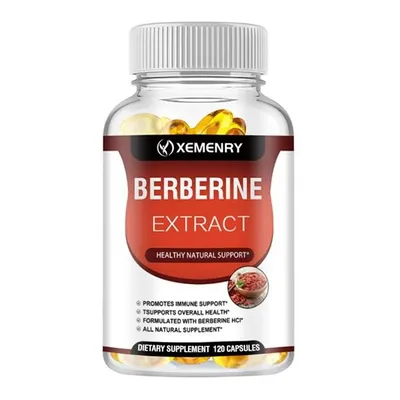 Image de Berberine Extract 1800mg (120 capsules) Complément alimentaire, cœur, tension artérielle, circulation sanguine, santé cardiaque, système immunitaire