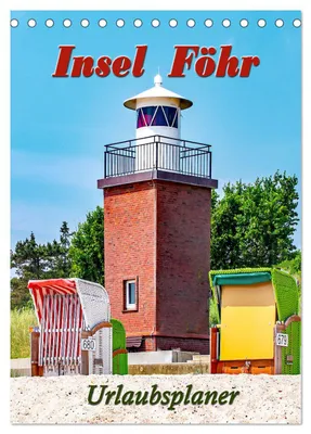 Produktbild von Insel Föhr - Urlaubsplaner (Tischkalender 2027 DIN A5 hoch), CALVENDO Monatskalender