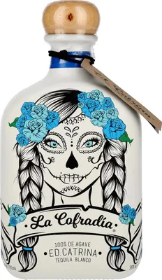 Produktbild von La Cofradia ED. CATRINA Tequila Blanco 100% de Agave 38% Vol. 0,7l