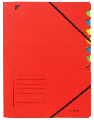 Produktbild von Leitz 39070025, Rot, A4, Elastic band, Sheet
