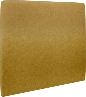 Productafbeelding van Gestoffeerde hoofdbord – gele stof – 160 cm