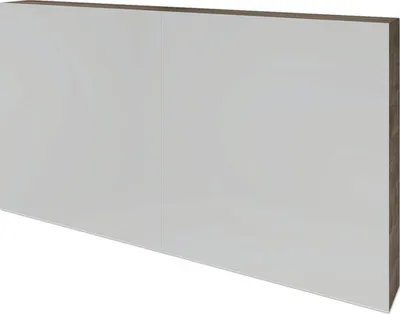 Produktbild von Spiegelschrank Sanox 120 x 13 x 65 cm espresso 2-türig