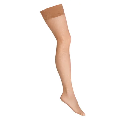 Zdjęcie produktu dla KOTEK Pończochy samonośne Fishnet H020 beżowe L/XL