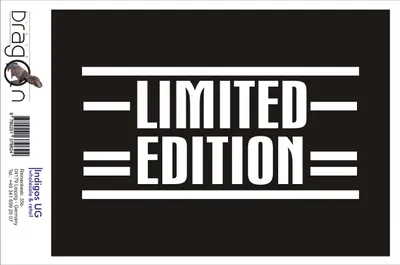 Produktbild von Aufkleber / Autoaufkleber - JDM / Die cut / Auto / OEM - Limited edition - 210X100mm rot - Heckscheibe / Heckscheibenaufkleber