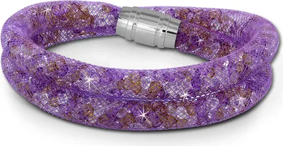 Produktbild von SilberDream Damen-Armband 18cm bunt Mini Kristalle Edelstahl Nylon SDA051F9