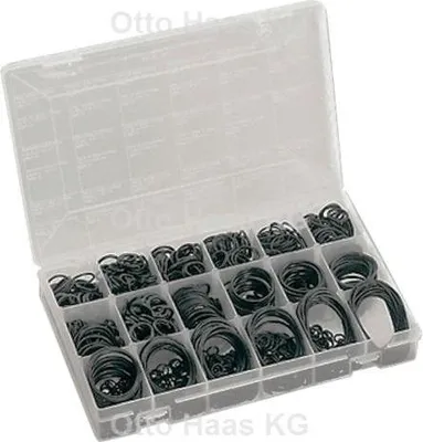 Produktbild von HAAS O-Ring-Sortiment 7370 für Hansa Armatur, 845 Stück, Gummi, Dichtung