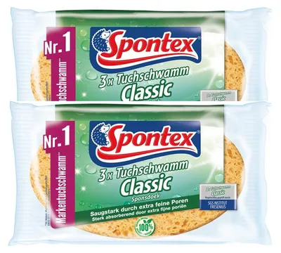 Produktbild von Spontex Tuchschwamm Classic 2er Set