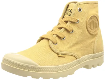 Image de Palladium, modèle PAMPA HI, bottines de sport pour femmes, couleur orange, taille 36, Union européenne