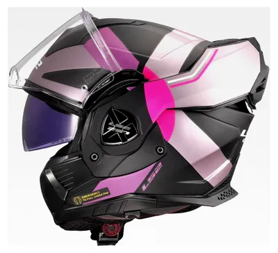 Produktbild von Modularer Motorradhelm ADVANT X ULTRA Mattgrau Lila, S