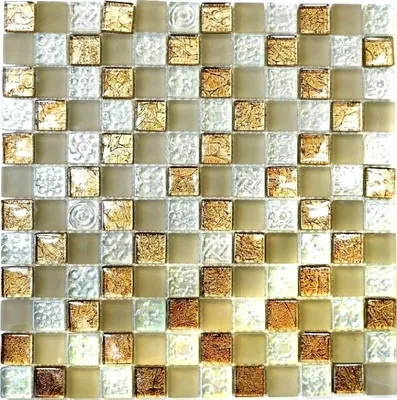 Produktbild von Mosaikfliese Transluzent champagner Glasmosaik Crystal Lüster champagner MOS88-8LU80
