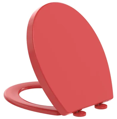 Immagine prodotto di Copertura per WC con sistema di chiusura ammortizzata, colore rosso