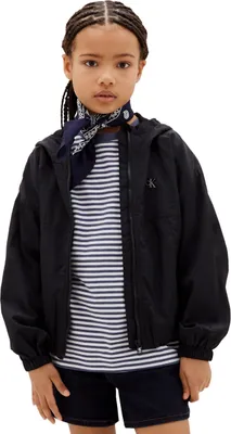 Produktbild von Calvin Klein Mädchen Mini Me Wind Breaker LVCKTJM06G Windbreaker-Jacke, Schwarz