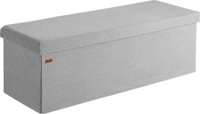 Immagine prodotto di Panca in corda grigia 114x38x38cm MDF pieghevole