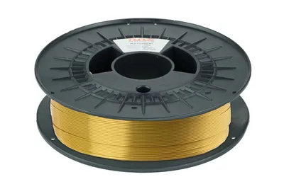 Produktbild von NuNus PLA SILK 1.75mm Gold 1KG,Premium 3D Filament 1.75mm für alle 3D Drucker. Kein Warping, Starke Haftung, kein Verstopfen