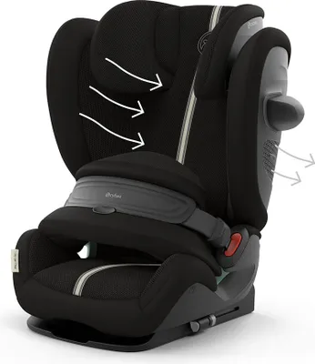 Obrázek produktu pro CYBEX Pallas G2 Plus, ISOFIX + bezpečnostní pás, 1-2-3 (9 - 36 kg; 15 months - 12 years), 3bodový, Boční ochrana, Opěrka hlavy, Omyvatelný kryt
