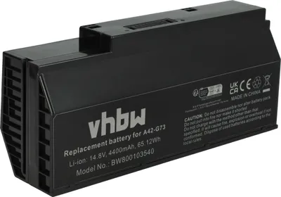 Produktbild von vhbw Akku kompatibel mit Asus G73J, G73GW, G53, G73JW, G73JH, G53SX, G73G, G73, G53JW, G53J, G73S, G53SW, G53S Notebook (4400 mAh, 14,8 V, Li-Ion)